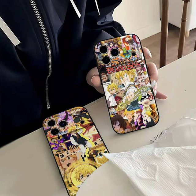Seven Deadly Sins Handyhülle für Apple iPhone 15 Pro Max 14 Pro 13 12 11 16 Plus SE XR XS X Multicolor - Bild 1