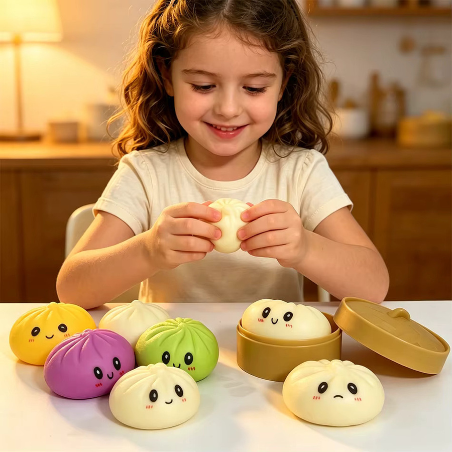 Mini Blind Box Bunte Simulierte Knödel, Weiche Immersive Entspannungsspielzeuge - Bild 3