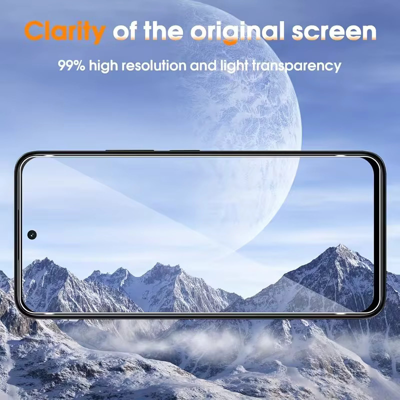 3er-Set Displayschutzfolie aus gehärtetem Glas für Xiaomi Redmi Note 13 Pro 5G, transparent - Bild 5