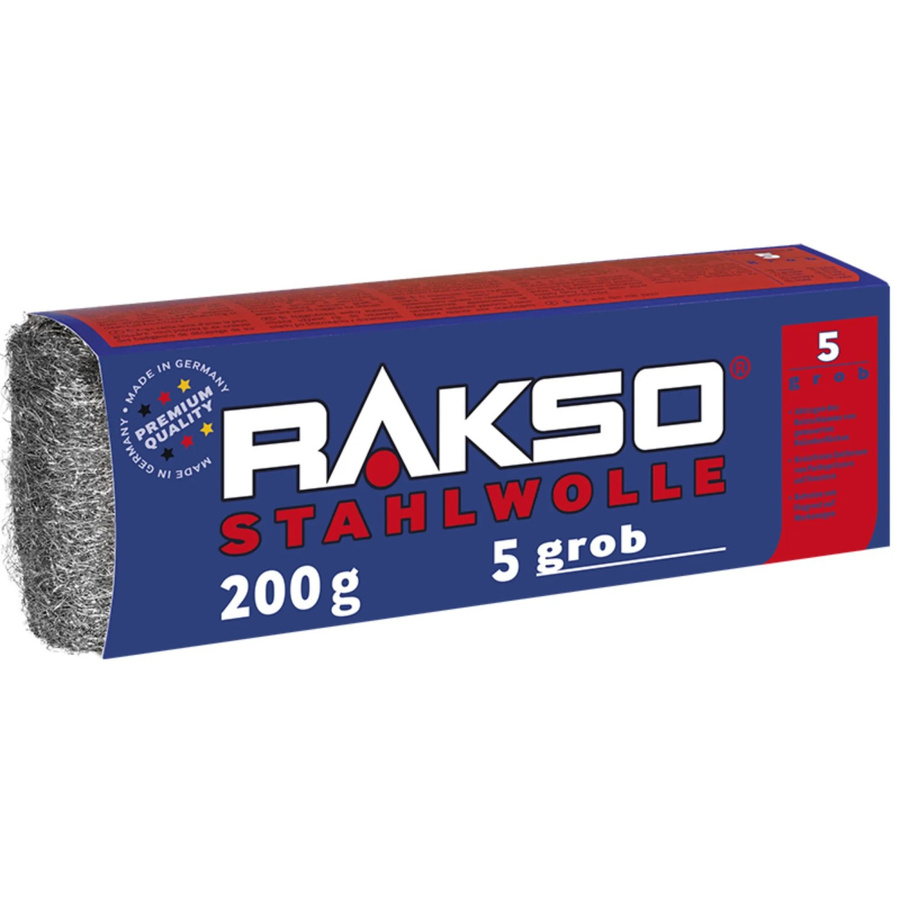 RAKSO Stahlwolle Sorte 5 Grob 200g - Bild 3
