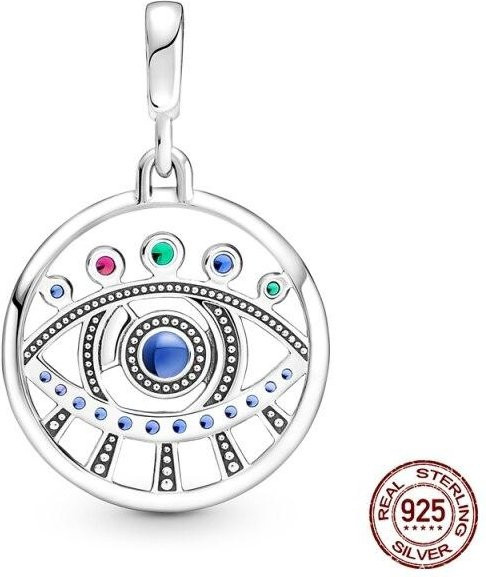 Panjia Anhänger Charm, 925 Silber, Zirkonia, Perle, Damen - Bild 1