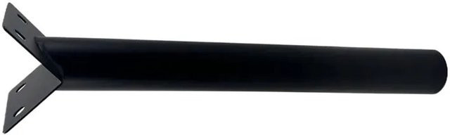 ENOVALITE Straßenleuchten Adapter für Außenecken aus Eisen in Schwarz, Durchmesser: 60 mm - Bild 1