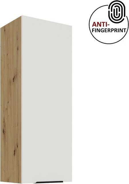 ARIA Hängeschrank Weiss Küchenzeile mit Anti Fingerprint Oberfläche Höhe: 40 cm, Breite: 90 cm - Bild 1