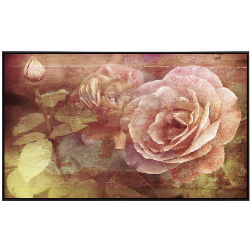 papermoon EcoHeat Infrarotheizung Vintage Blumen in Bunt mit Matt-Effekt, App-Steuerung und Überhitzungsschutz - Bild 2
