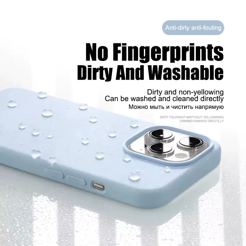 Original Flüssigsilikonhülle für Apple iPhone in Schwarz, stoßfestes Softcover Telefonzubehör - Bild 2