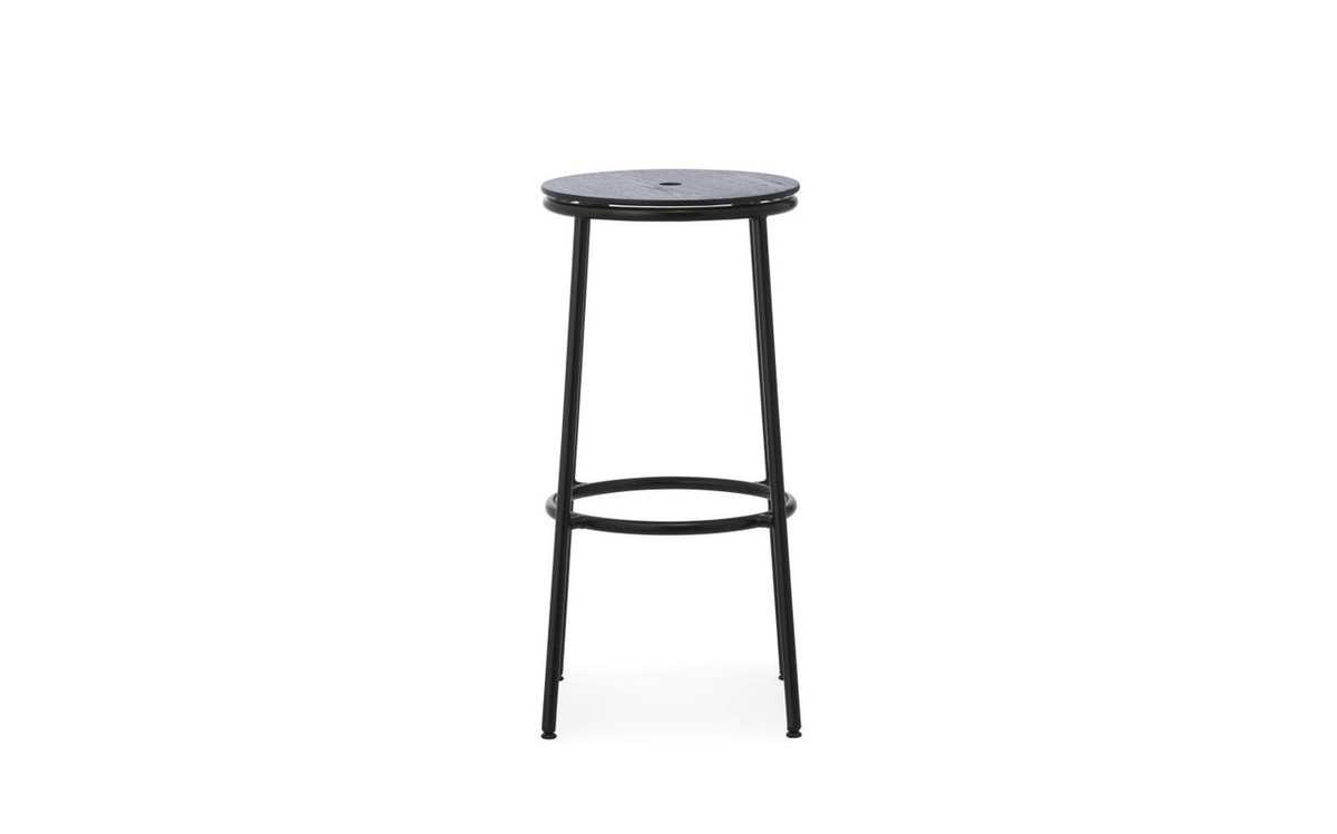 Normann Copenhagen Circa Barhocker Schwarz Skandinavisches Design - Bild 2