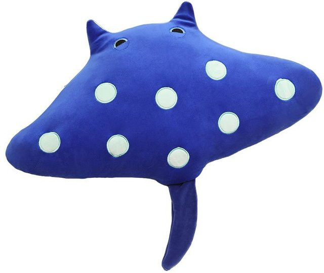 Cartoon Fisch Mantarochen Plüschtier, 75-80cm, ab 14 Jahre - Bild 1
