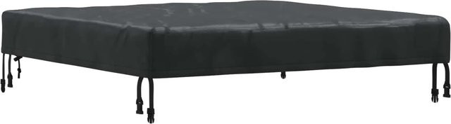 vidaXL Tischdecke quadratisch in Schwarz, wasserabweisend und pflegeleicht, B/T: 102 x 102 cm - Bild 1
