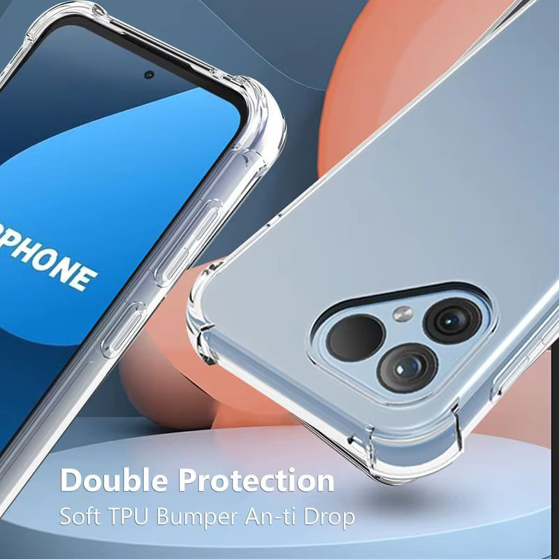 Stoßfeste TPU Schutzhülle für Fairphone 6 und Fairphone 5 in Transparent - Bild 2