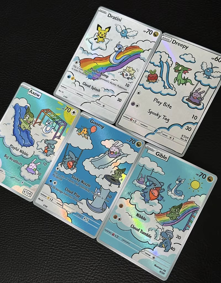 Pokémon Genetic Apex Style Sammelkarten, 5-teiliges Set - Bild 1