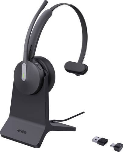 Yealink BH70 Mono Teams Bluetooth On-Ear Headset Schwarz - Bild 1