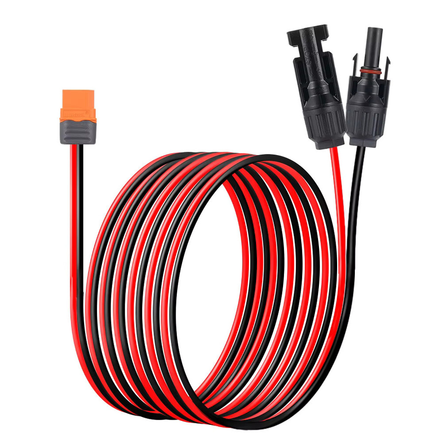 LigLift XT60i Solarenergie-Verbindungskabel 12AWG in Rot zum Anschluss von Solarmodulen und tragbaren Stromstationen - Bild 6