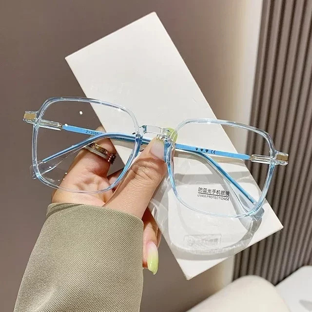 Computerbrille, quadratisch, Vollrand, transparent, Unisex - Bild 1