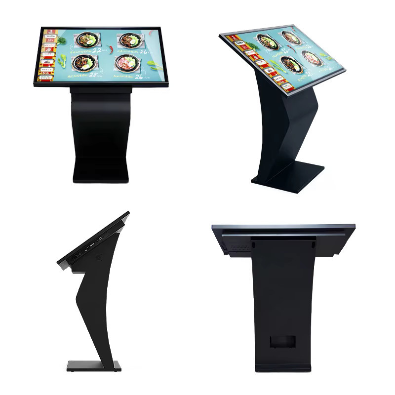 Benshi Fabrik Interaktiver 55 Zoll Multi-Touch-Tisch und Bodenstehender Digitaler Kiosk in Schwarz - Bild 6