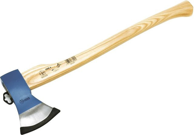 LUX-TOOLS Holzaxt Comfort aus Stahl, Länge: 60 cm, Gewicht: 1 kg - Bild 1
