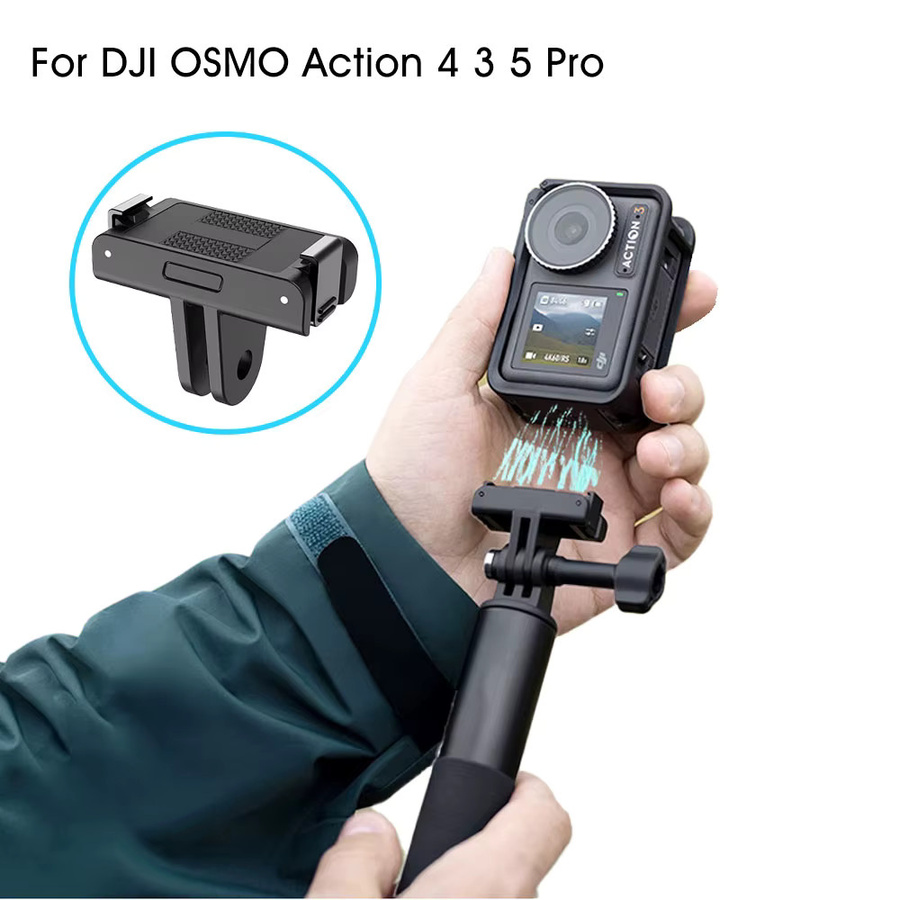 DJI Magnetischer Schnellverschluss-Adapterhalterung für Osmo Action 5 Pro, 4 und 3 in Schwarz - Bild 6
