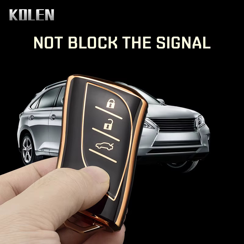 KOLEN TPU Schlüsselhülle für Lexus Fernbedienung als Schutzhülle für NX ES UX RC LX GX IS RX 200 250h 350h LS 450h 260h 300h UX200 - Bild 3