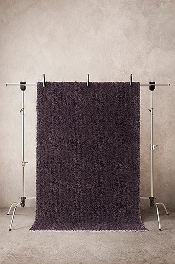 Jotex Florteppich FOLE in Grau und Lila, handgetuftet aus Polyester, rechteckig - Bild 1