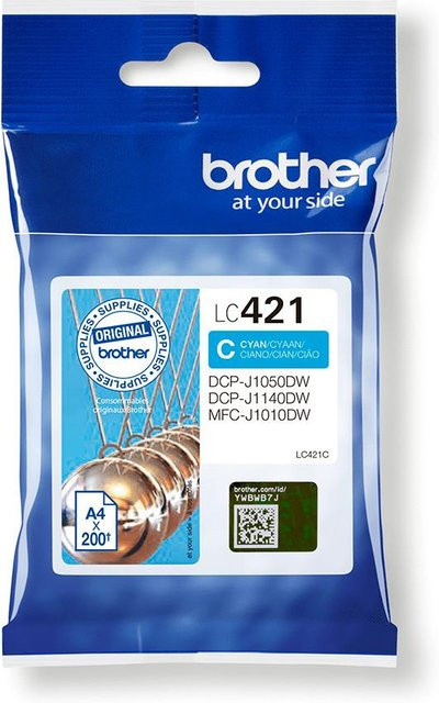 Original Brother Tintenpatrone LC-421C Cyan für Inkjet-Drucker - Bild 3