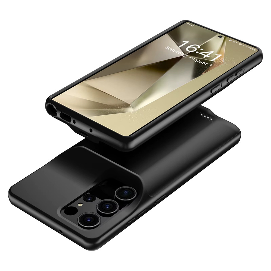 Tragbare Powerbank 10000mAh für Samsung Galaxy S24 Ultra 5G, S23 Ultra und S22 Ultra in Schwarz - Bild 4
