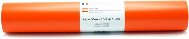 Selbstklebende Vinyl Folie in Orange-Matt - Bild 1