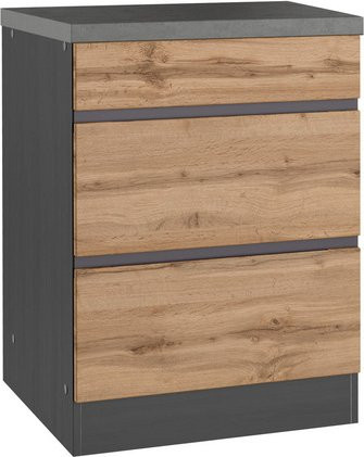 HELD MÖBEL Kochfeldumbauschrank Tampa in Braun, B/H/T: 60 x 86 x 60 cm - Bild 1