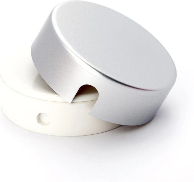 Orion Lightstyle Verteilerdose aus Metall in Nickel Matt mit Ø 70 mm - Bild 1