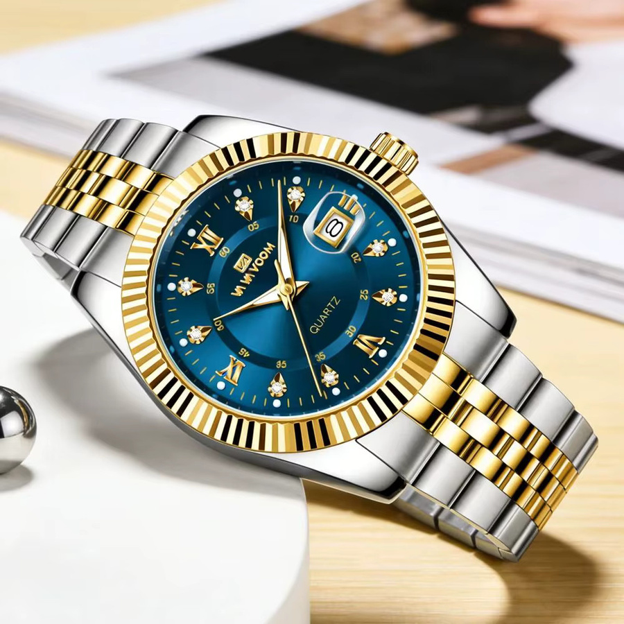 VA VA VOOM Armbanduhr, Quarz, Edelstahl, Bicolor, 40 mm, Herren - Bild 2