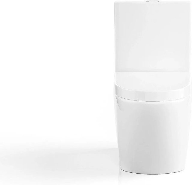 Vente-unique Stand WC Nagilam aus Keramik in Weiß, Breite: 39 cm, Tiefe: 39 cm - Bild 1