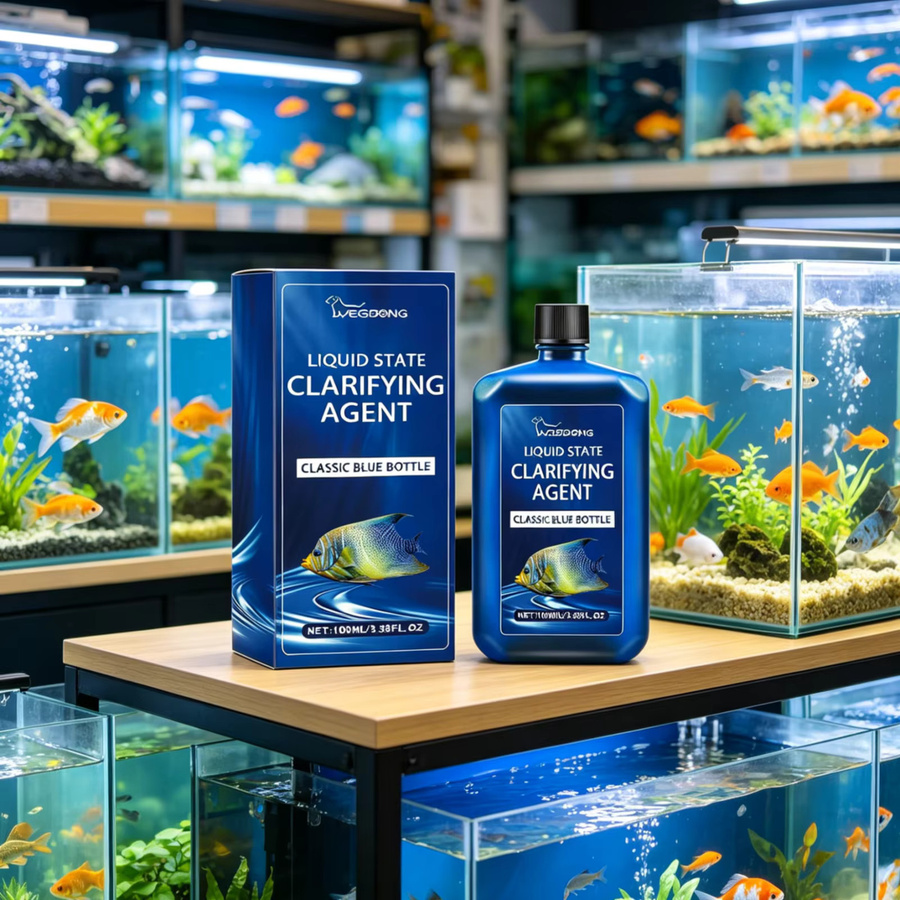 YEGBONG Aquarium Wasserklärer zur Verbesserung der Wasserqualität und Hemmung von Algenwachstum in Blau - Bild 6