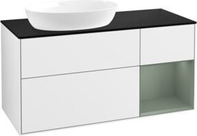 V&B Waschtischunterschrank Finion in Weiß lackiert, Breite: 120 cm, Tiefe: 50,1 cm, Höhe: 50,1 cm - Bild 1