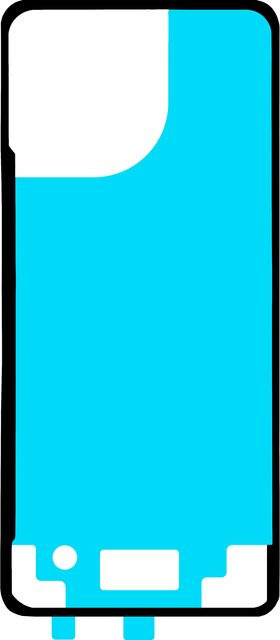 Klebeband für den Batteriedeckel Xiaomi Poco X7 Pro in Blau - Bild 1