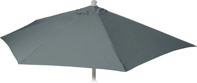 MCW Ersatz-Bezug für halbrunden Sonnenschirm Lorca in Anthrazit mit UPF 50+ aus Polyester - Bild 2