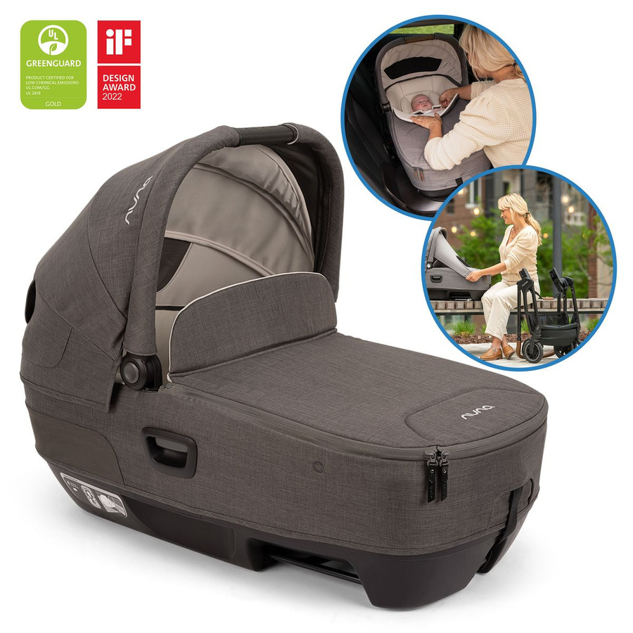 Nuna Babywanne CARI next für Auto und Kinderwagen in Thunder - Bild 1