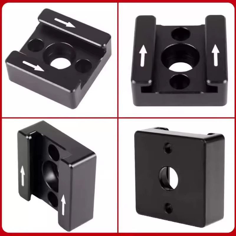 RG 1/4-Zoll-Gewinde-Adapter für DSLR-Kamerakäfige, Blitzgeräte, LED-Leuchten, Mikrofone und Monitorhalterungen in Schwarz - Bild 3