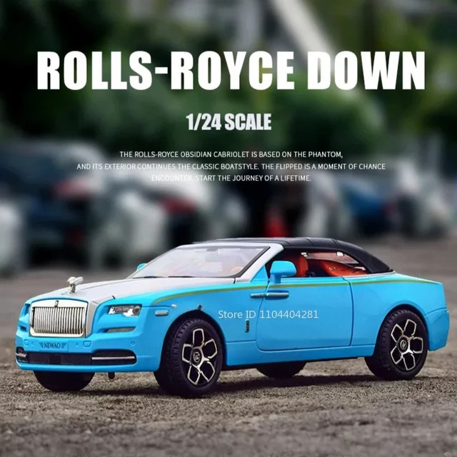 MAKEDA Rolls-Royce Dawn Spectre Auto, Modell, 1:24, Metall, mit Licht und Sound - Bild 1