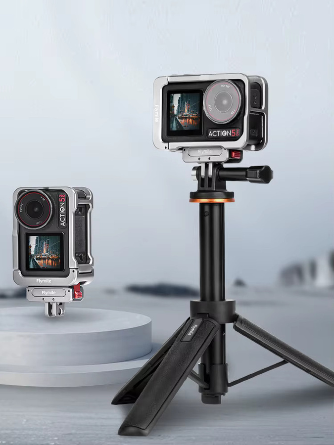 Flymile 5-Käfig Metallschutzhülle für DJI Osmo Action 5 Pro mit Erweiterungshalterungen und Rahmen - Bild 7