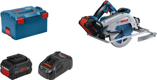 Bosch Professional Akku-Kreissäge GKS 18V-68 GC Set in Blau - Bild 1