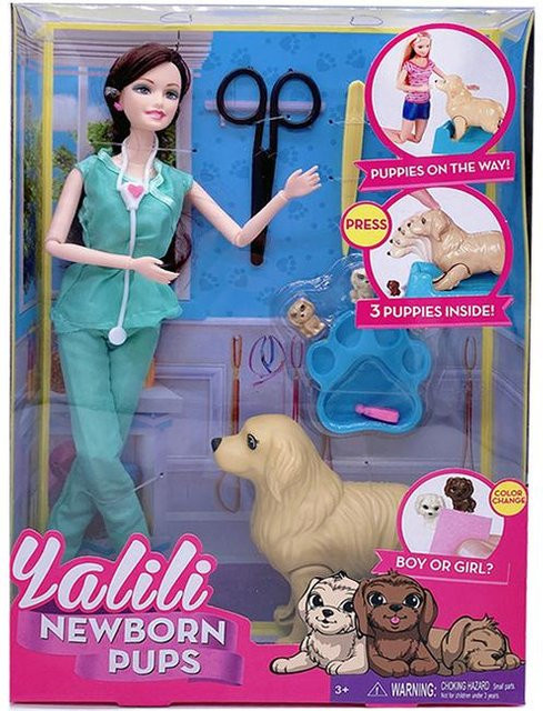 Discover Intime Prinzessinnenpuppe plus Gebären von kleinen Hunden, Puppe, 30cm, ab 14 Jahre - Bild 1