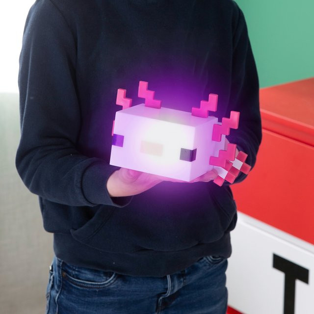 Roba LED-Tischlampe Axolotl in Weiß mit RGB-Beleuchtung und aufladbarem Akku - Bild 1