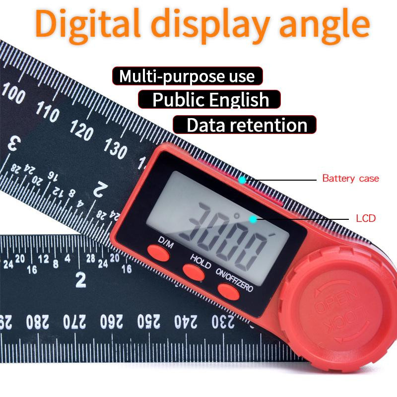 LeFavor Digitaler Winkelmesser 200 mm Elektronisches Goniometer und Neigungsmesser - Bild 2