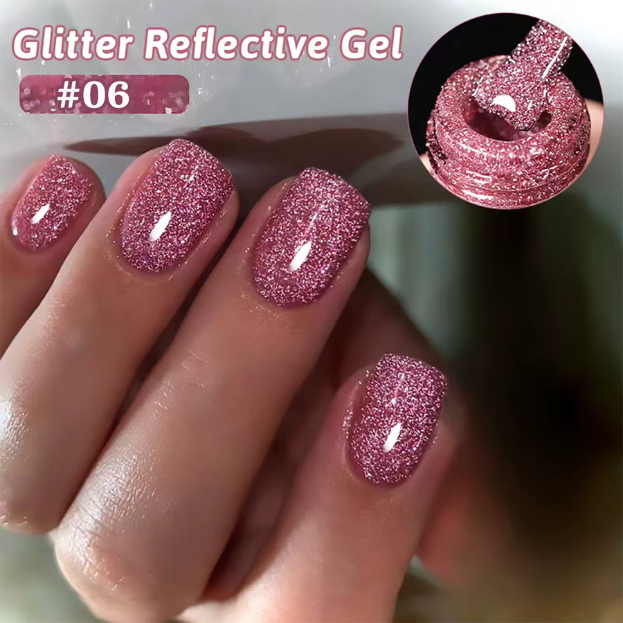 MISS SHAKA Gel-Nagellack, Blau-Silber, 12 ml, Schimmernd - Bild 3
