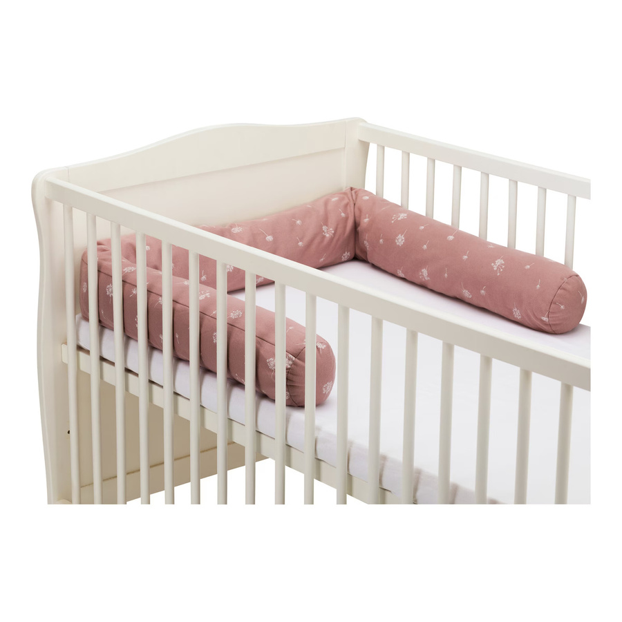 Fillikid Nestchenschlange aus Single-Jersey Baumwolle in Rosa/Pink, Länge: 190 cm - Bild 2