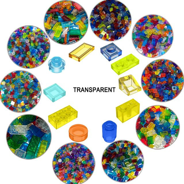 SMARTABLE Baustein Teil, 300-teiliges Set, transparent, bunt / mehrfarbig, Kunststoff - Bild 1