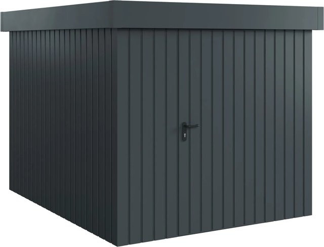 Hörmann EcoStar Gerätehaus Euroline Flachdach 1-flg Anthrazitgrau B: 237 cm, T: 278 cm - Bild 1