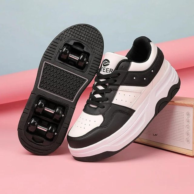 6 Räder Rollschuhe Sneaker, 2-in-1, mit Rollen - Bild 1
