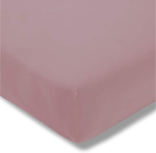 Estella Spannbetttuch aus Jersey-Stretch in Pink, atmungsaktive Baumwolle - Bild 1