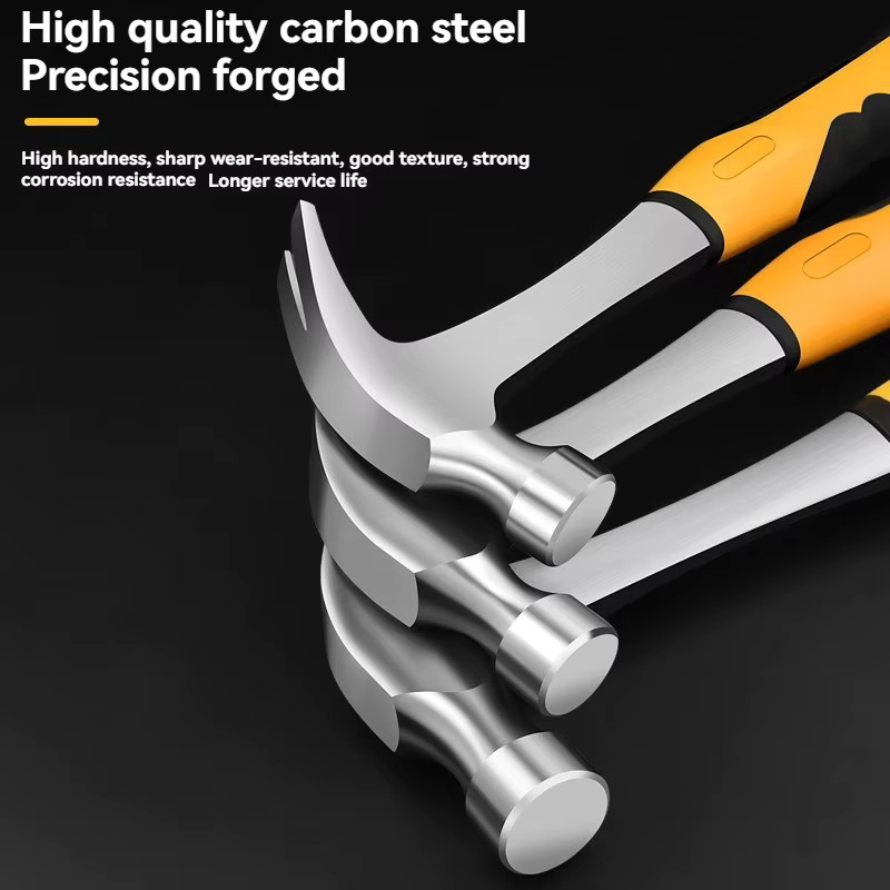 AXE SHAN Hochleistungs-Klauenhammer Achteck-Hammer für professionelle Konstruktion und Handwerk zur Nagelentfernung und Zerkleinerung - Bild 2