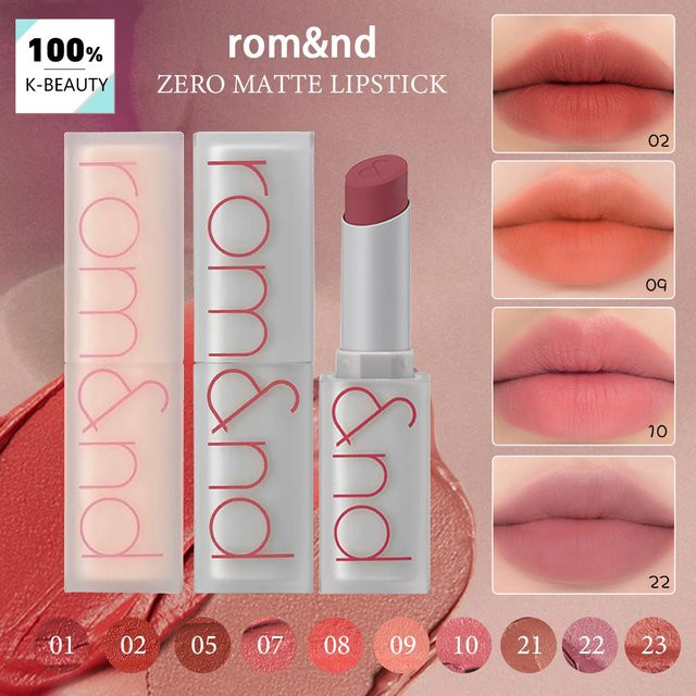 rom&nd Zero Matte Lipstick, Matt, Puder-Finish - Bild 1