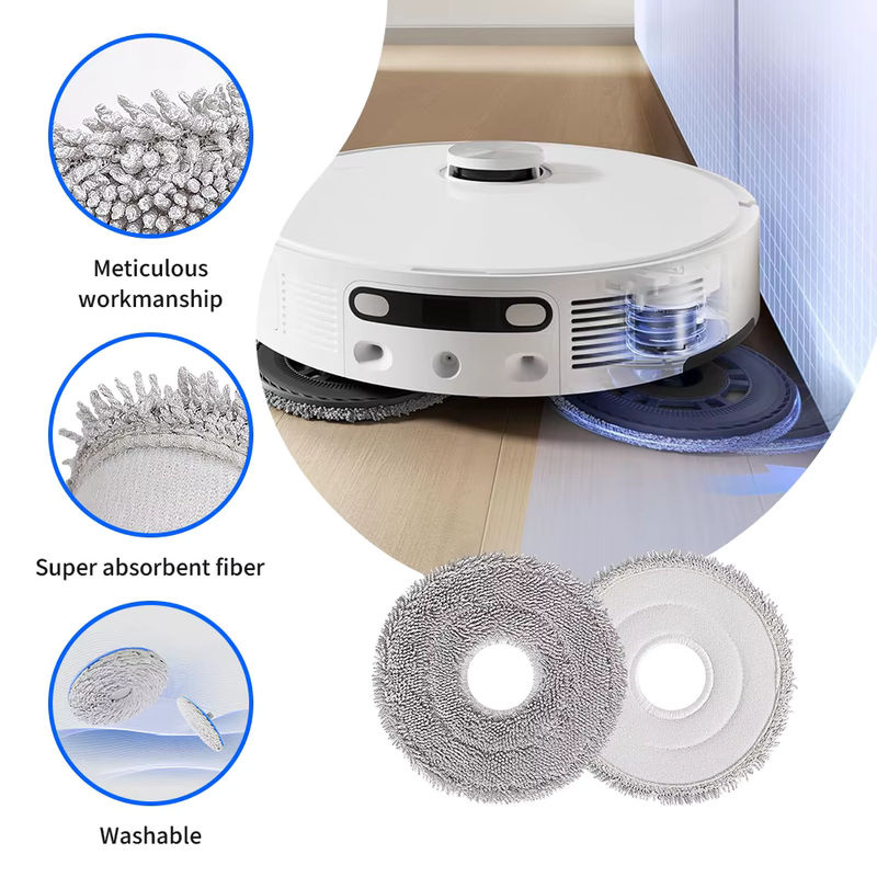 WINDNINJA Hauptwalzenbürste und Filter Mopp sowie Staubbeutel Ersatzteil Set für Dreame L10s Pro Ultra Heat, X30 Ultra, Mova E30 Ultra und L10s Ultra Gen 2 - Bild 2